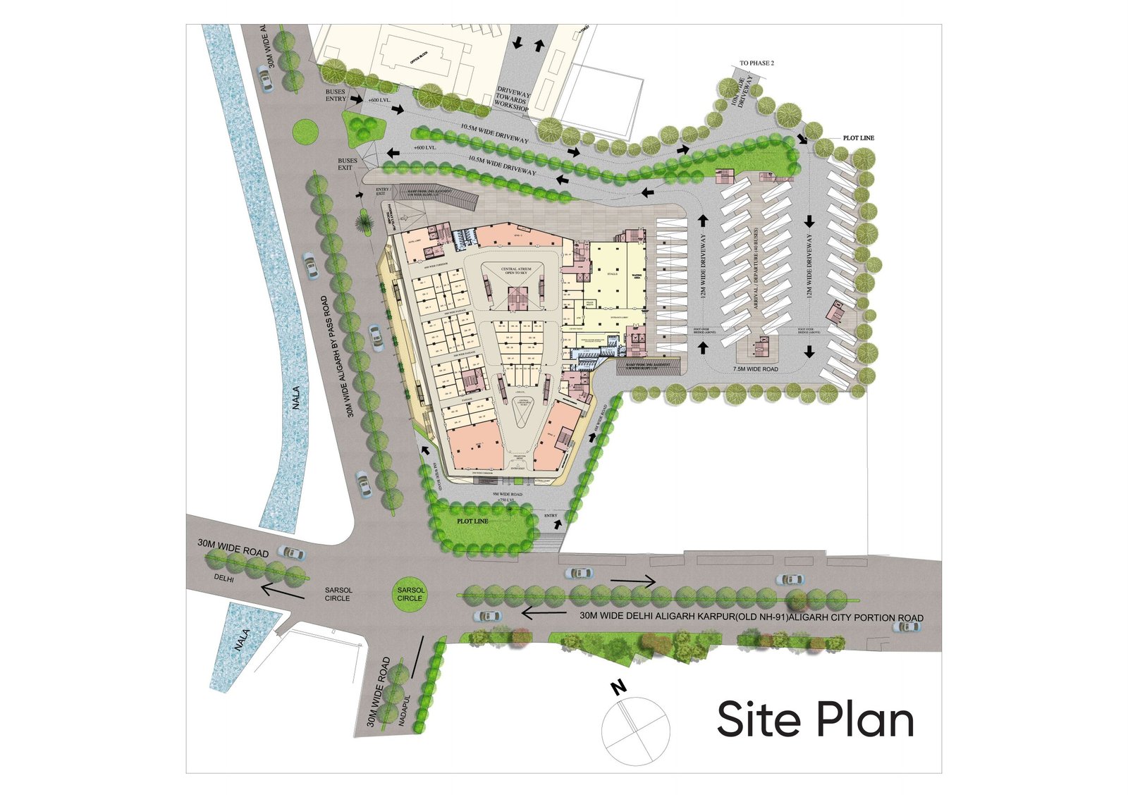Mall of Aligarh site plan